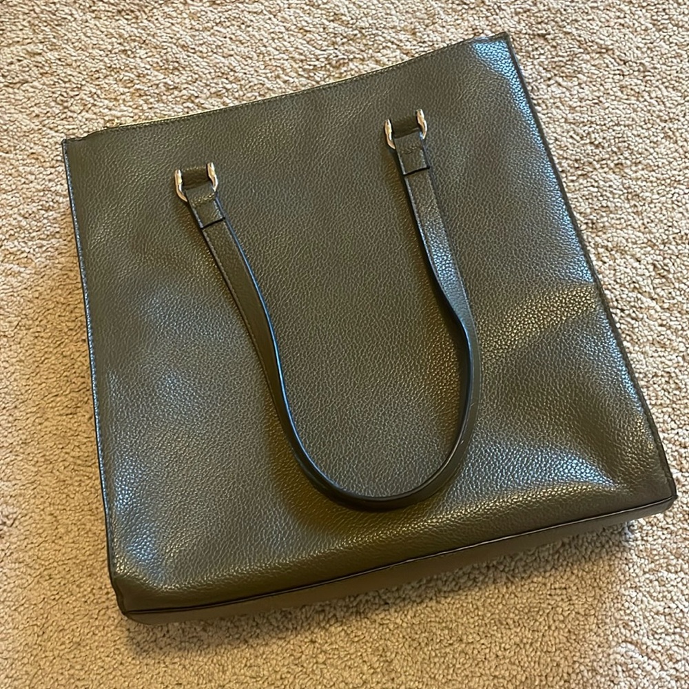 A NEW DAY olive green Shoulder Handbag Faux Leather
